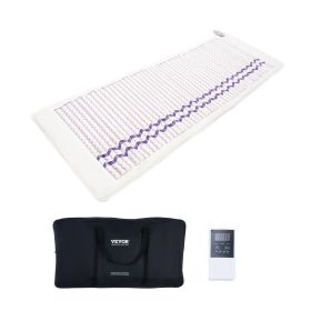 VEVOR Far Infrared Heating Pad, Amethyst Heating Mat with Negative Ions