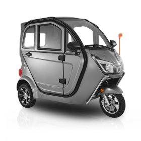 VEVOR 3-Wheel Enclosed Mobility Scooter for Seniors Adults, 650lbs Capacity, 3-Seater 1500W Electric Recreational Mobility Scooter 37 Miles Long