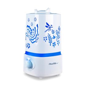 1500ml Ultrasonic Aroma Essential Oil Diffuser Air Humidifier w/7 Color LED Lights Waterless Auto Off Delicate Carve Patterns for Office Home Roo