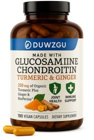 Glucosamine Chondroitin Ginger Yellow Tablets (Option: 180 Tablets Per Bottle)