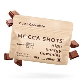 Mocca Shots Energy Gummies with Caffeine (Option: 12-Pack - Dutch Chocolate)