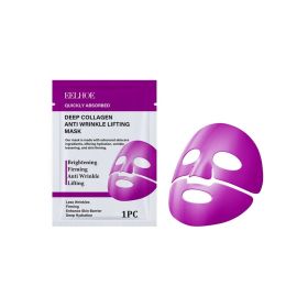EELHOE Collagen Hydrating Mask (Bag) Gently Cares For Facial Skin. Hydrating And Moisturizing Care Mask (Option: 1pc-43.6g-5.51*7.1*0.39inch)