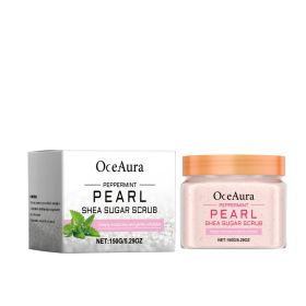 OceAura Mint Pearl Scrub, Moisturizing Body Scrub Tender And Smooth Skin Cleansing And Moisturizing Cream (Option: 150g-192.8g-2.83*2.83*2.28inch)